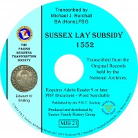 Sussex Lay Subsidy 1552